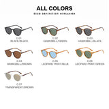 Retro Ronde Gepolariseerde Zonnebril - SunnyStyle Zomer 2025