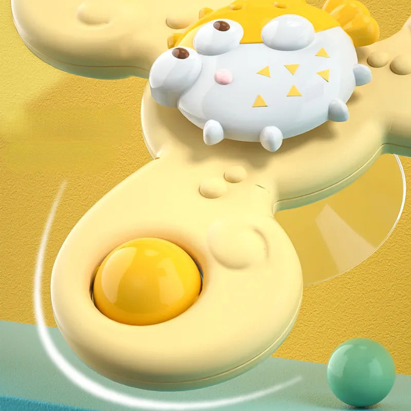 Kleurrijke Baby Draaiwiel met Zuignap – DraaiPlezier Mini