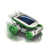 6-in-1 Zonne-energie Robot Kit – Bouw en Leer met Zeilboot, Windmolen, Auto en Meer