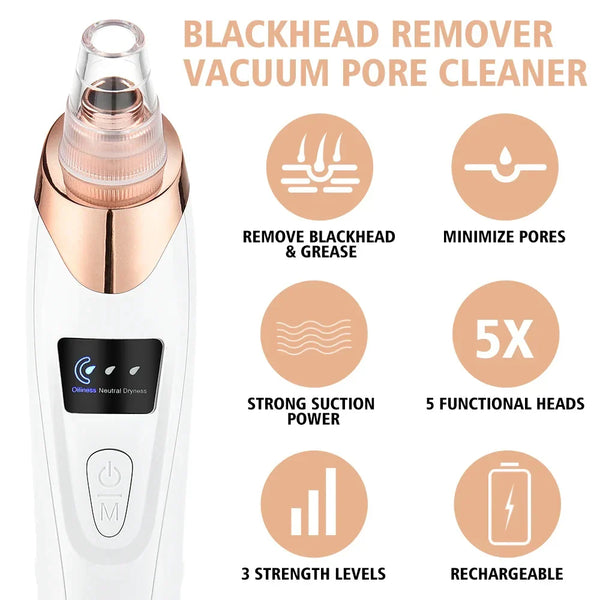 Elektrische Comedonenverwijderaar en Gezichtsreiniger - ClearSkin Pro