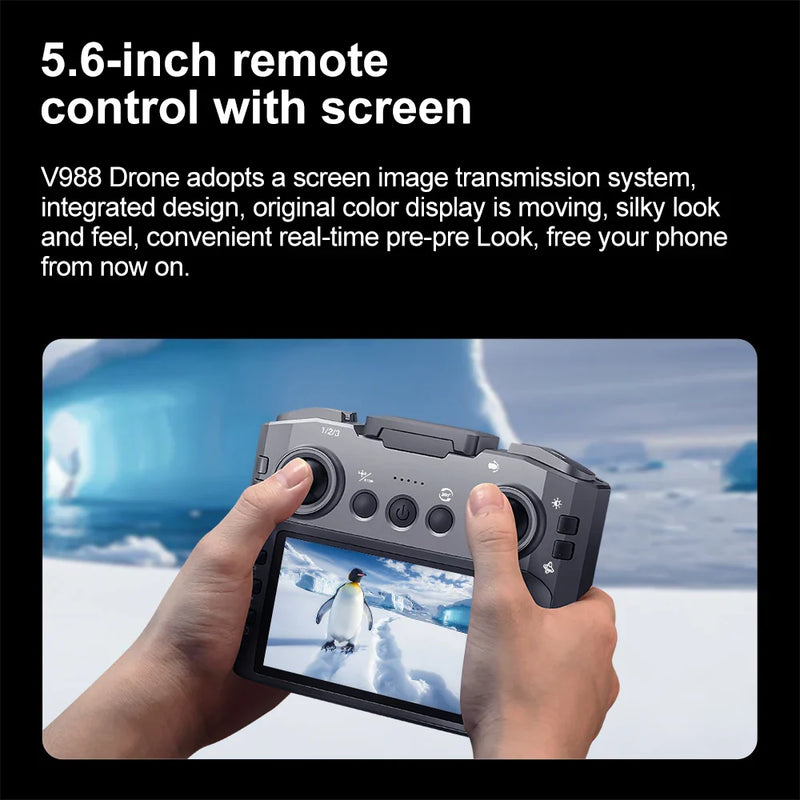 AeroPro Drone 4K UHD Dual Camera 5G WIFI Opvouwbare Quadcopter | Drone | Professionele Drone met Brushless Motor, FPV & Luchtfotografie
