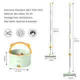 Zelfroterende V mop met emmer - SpinMop