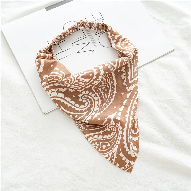 2022 Zomer Vintage Bloemen Bandana – Stijlvolle Haaraccessoires voor Vrouwen en Meisjes