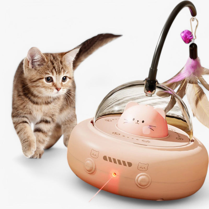 Slimme Laser Katten Speelgoed met Regenbooglicht – Nola