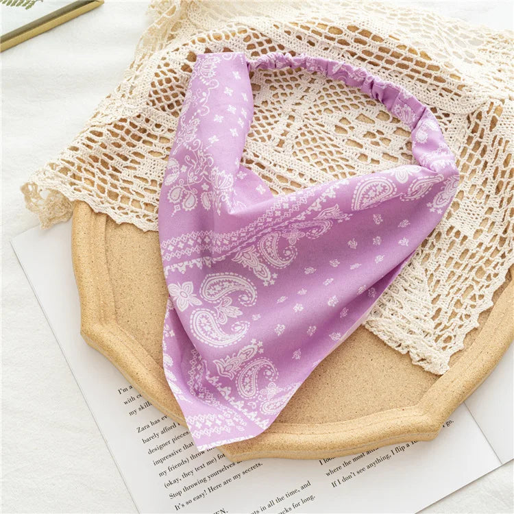 2022 Zomer Vintage Bloemen Bandana – Stijlvolle Haaraccessoires voor Vrouwen en Meisjes