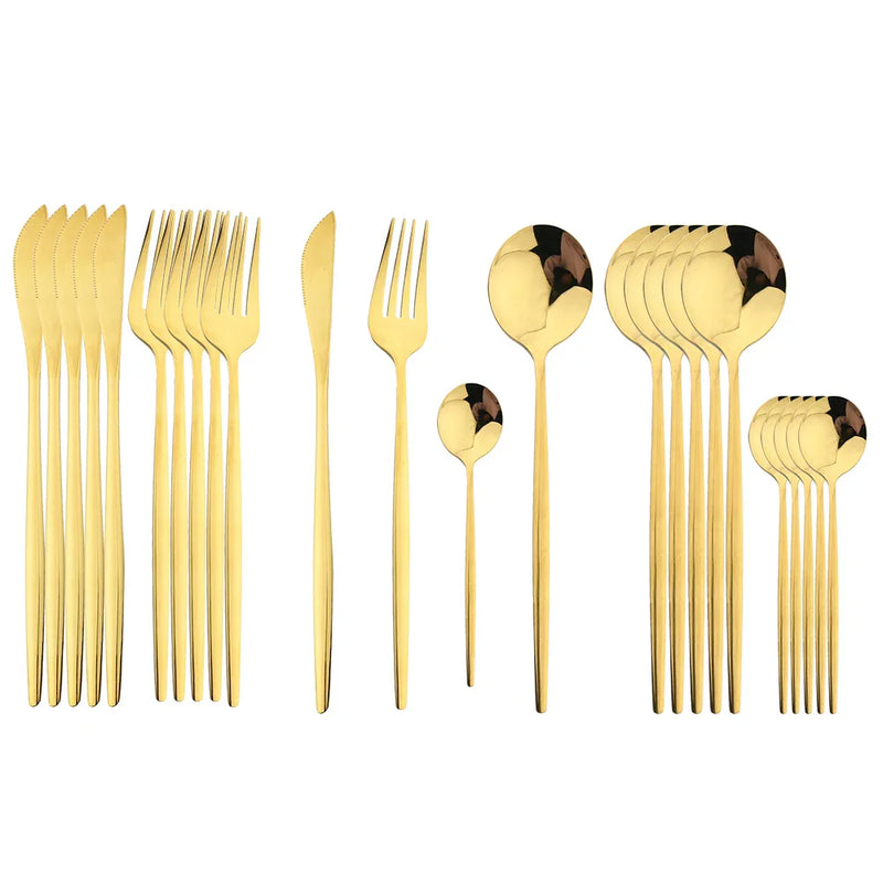 Gouden Luxe Bestekset - Voor een Elegante Tafelsetting