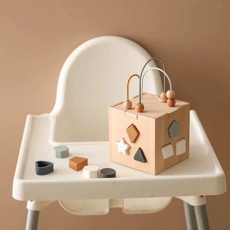 Educatieve houten speeldoos – Voor leren en spelplezier