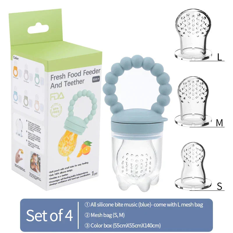 Fruit-fopspeen voor baby's – Veilig kauwen & zelfstandig leren eten (1+1 GRATIS actie)