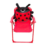 Opvouwbare Kinderstoel met Dierenprint - Lichtgewicht en Ideaal voor Buitenactiviteiten