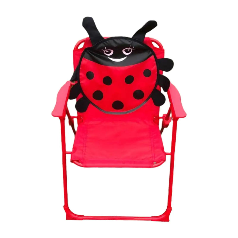 Opvouwbare Kinderstoel met Dierenprint - Lichtgewicht en Ideaal voor Buitenactiviteiten