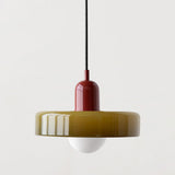 ColorLoop Pendant – Kunstzinnige Bauhaus Hanglamp met Warm Licht