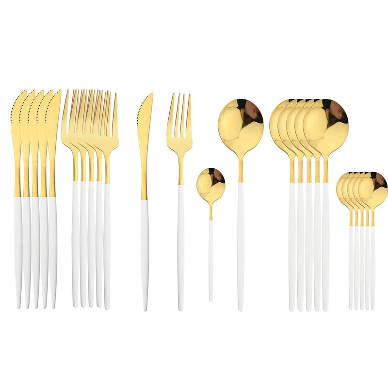 Gouden Luxe Bestekset - Voor een Elegante Tafelsetting