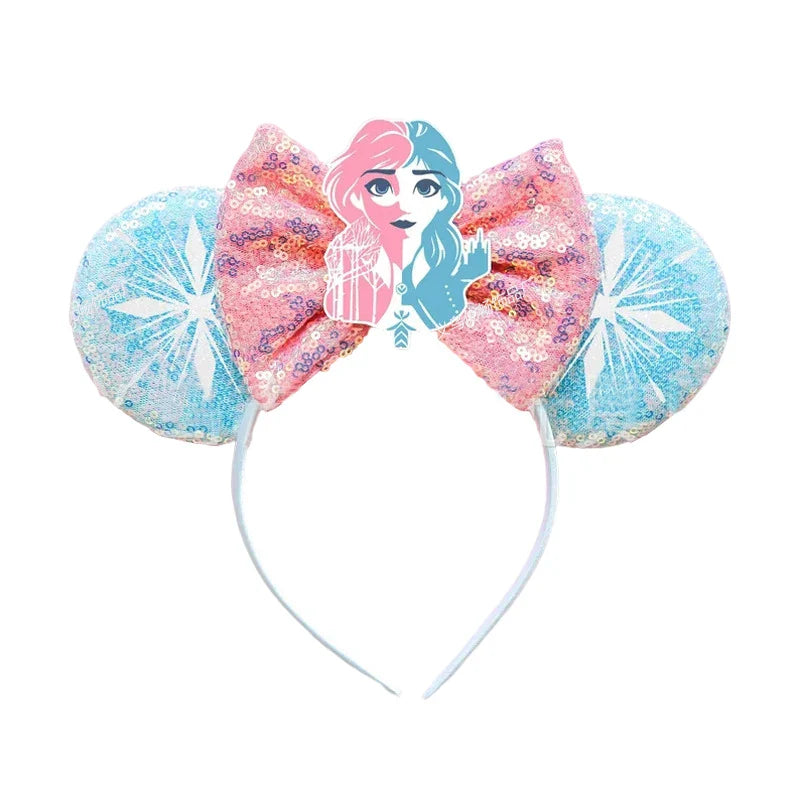 Frozen Haaraccessoires – Elsa en Anna Mickey Mouse Oren Haarbanden voor Meisjes