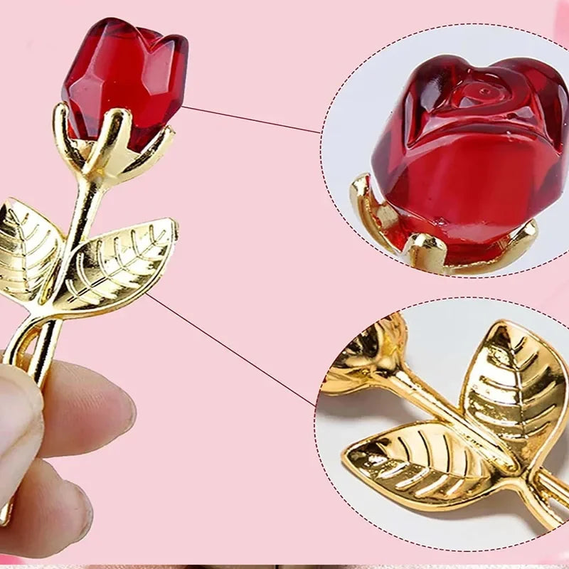 Verfijnde Kristallen Roos – Een Prachtig Moederdagcadeau