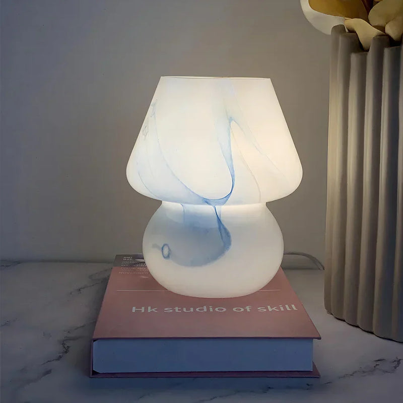 Esthetische Glazen Paddenstoel Lamp - LumiMush