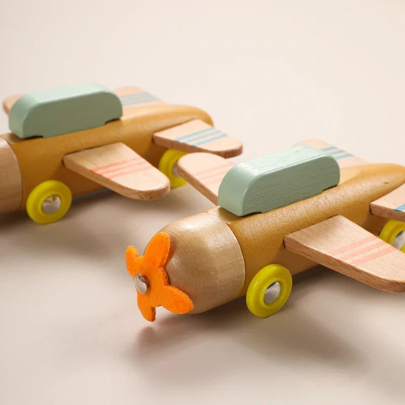 Creatief houten vliegtuig speelgoed – Voor urenlang speelplezier
