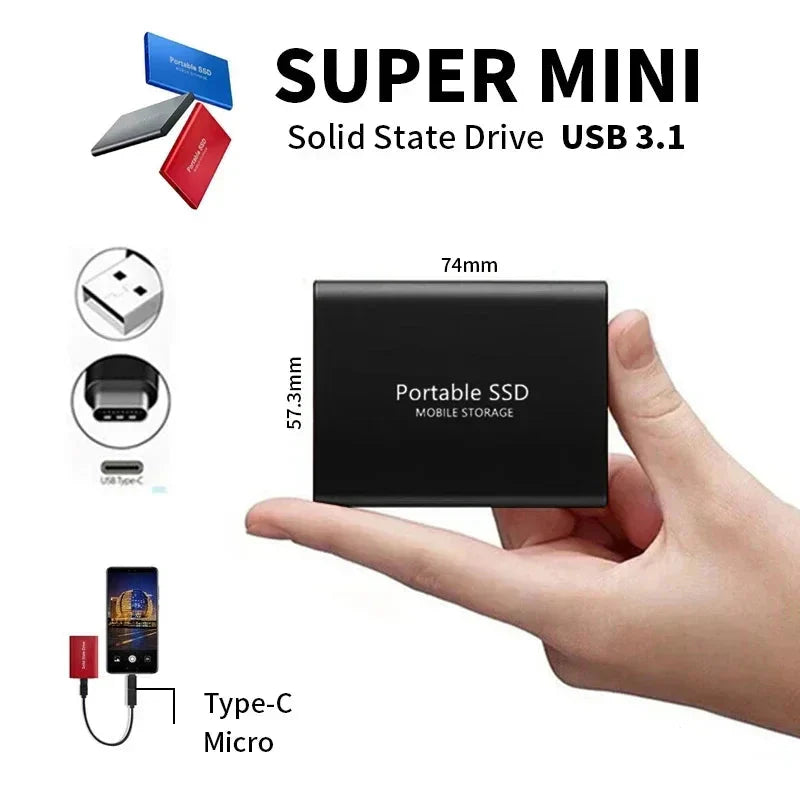Ultrasnelle 128TB SSD – Compact. Robuust. Altijd klaar.