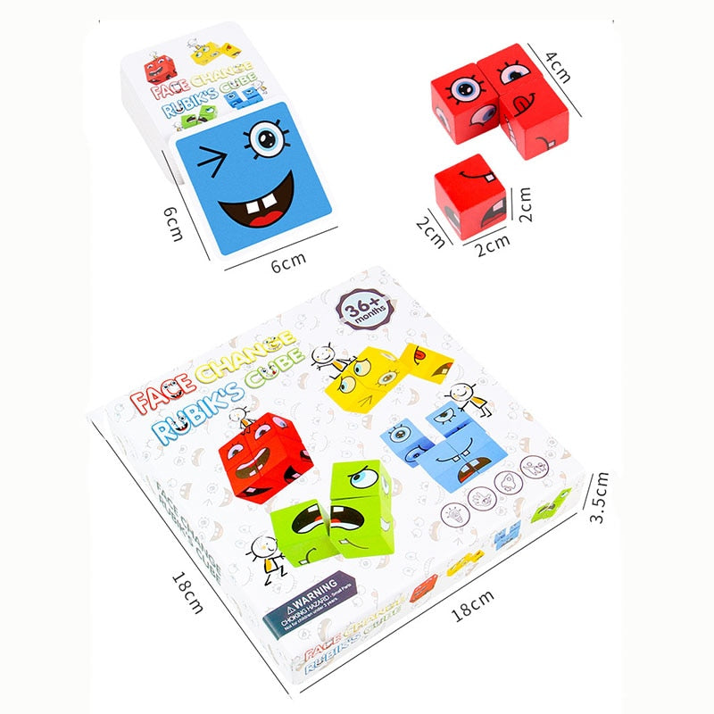 Interactief expressie-blokspel voor kinderen – MimikMatch