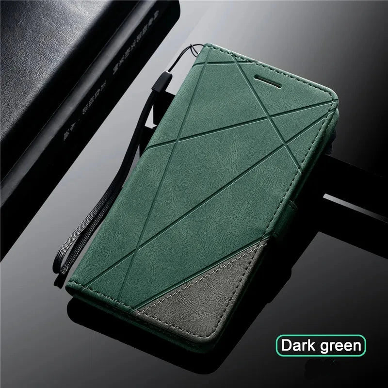 Flip Magnetisch Lederen Hoes voor Samsung Galaxy A Series