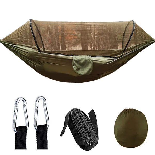 Buitenhangmat met muggennet – SkyNest