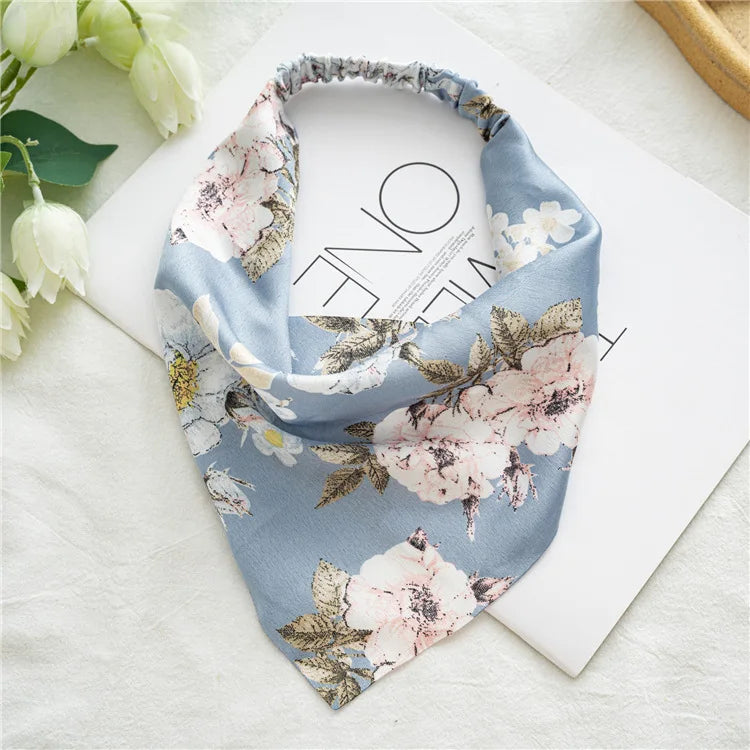 2022 Zomer Vintage Bloemen Bandana – Stijlvolle Haaraccessoires voor Vrouwen en Meisjes