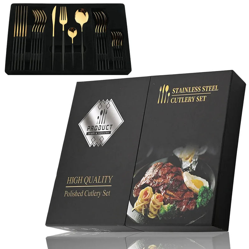Gouden Luxe Bestekset - Voor een Elegante Tafelsetting