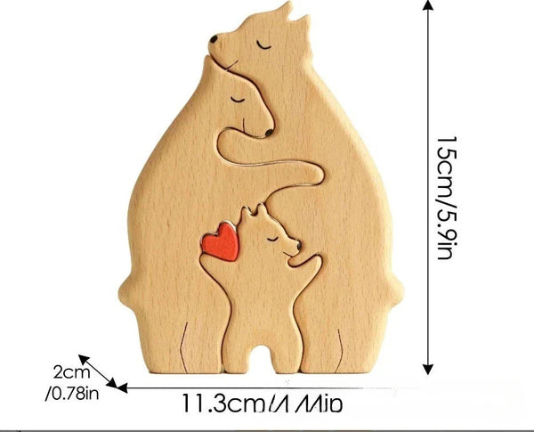 Houten Puzzel Moeder en Kind – Een Betekenisvol Moederdagcadeau