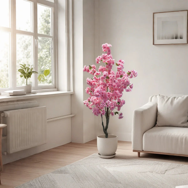 150cm Kunstmatige Kersenbloesem Boom | Realistische Sierboom | Woonkamer & Feestdecoratie