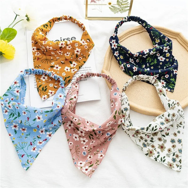 2022 Zomer Vintage Bloemen Bandana – Stijlvolle Haaraccessoires voor Vrouwen en Meisjes