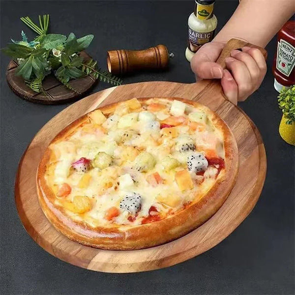 Acacia-Houten Pizzaschop & Serveerplank – WoodStyle
