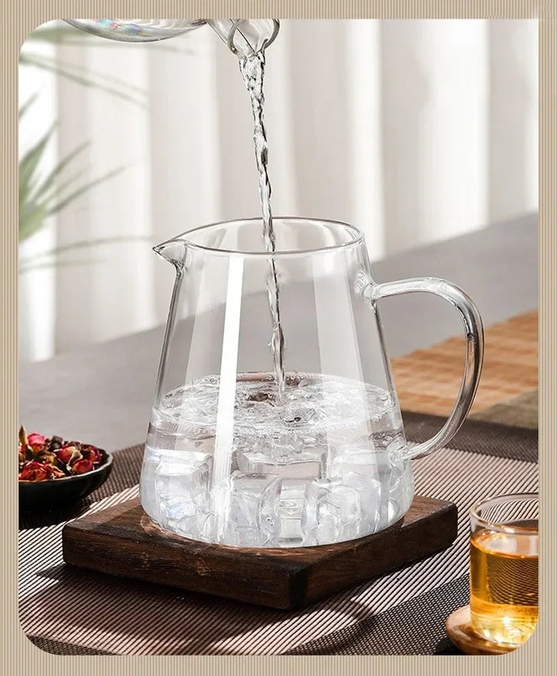 450ml-950ml Hittebestendige Glazen Theepot – RVS Theefilter, Bloemenketel voor Kung Fu Thee Accessoires, Puer- en Oolong-thee