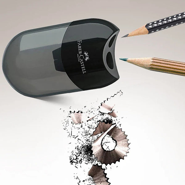 Faber-Castell puntenslijper dubbel/enkels | Puntenslijper | Kawaii slijper voor school of kinderen