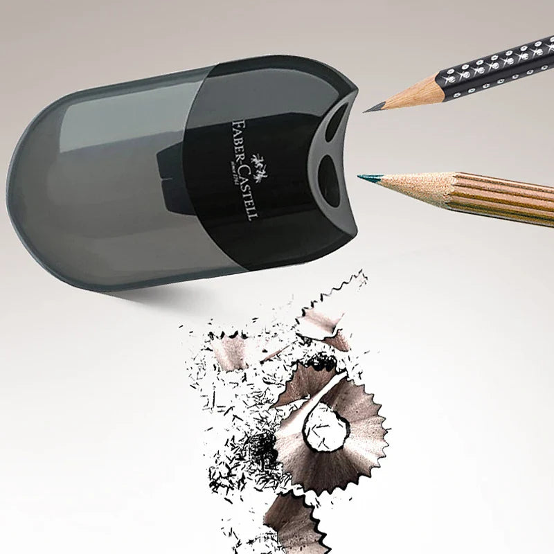 Faber-Castell puntenslijper dubbel/enkels | Puntenslijper | Kawaii slijper voor school of kinderen