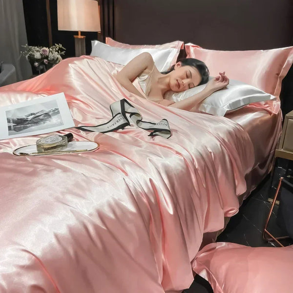 Exclusief Zijde Bedlinnen Set – Luxe beddengoed van 100% zijde voor optimaal slaapcomfort