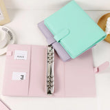 A5 PU lederen binder in macaronkleuren | Planner | DIY fotoalbum en agenda in één