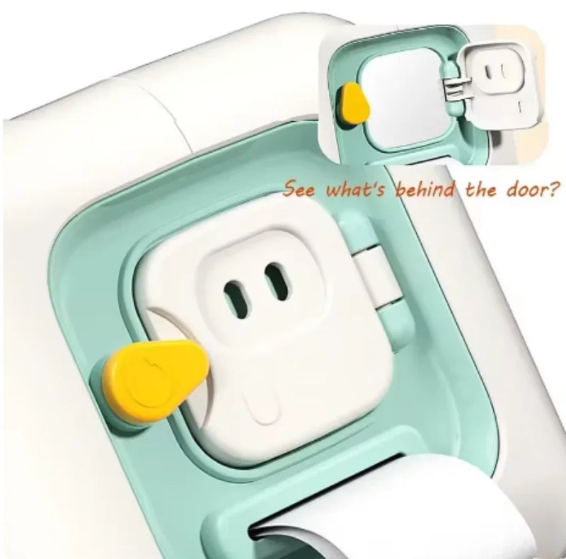 Montessori Leer- en Motoriekbord van Hout voor Creatieve Vroegbegeleiding