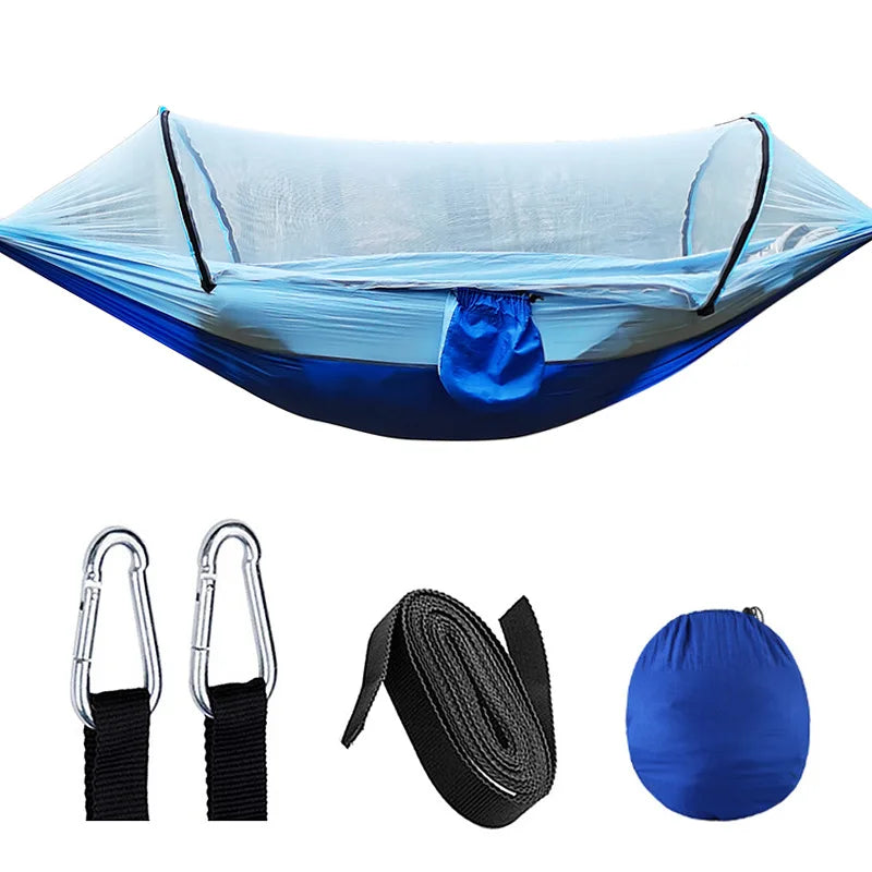 Buitenhangmat met muggennet – SkyNest
