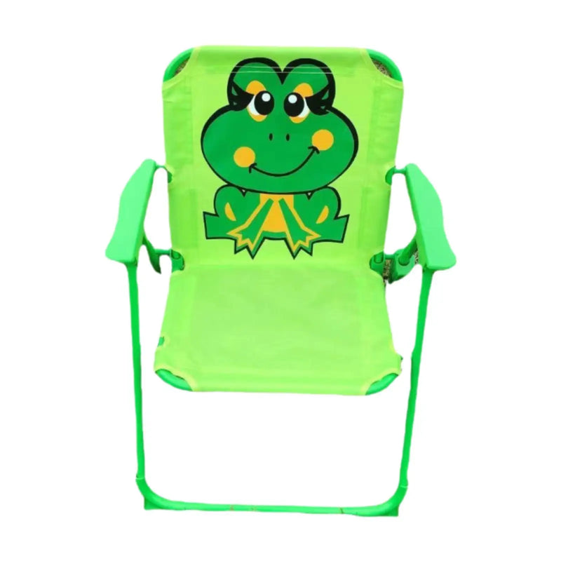 Opvouwbare Kinderstoel met Dierenprint - Lichtgewicht en Ideaal voor Buitenactiviteiten