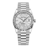 Luxe Heren Automatische Horloge – RVS, zelfopwindend, kalenderfunctie – Stijl voor elke gelegenheid