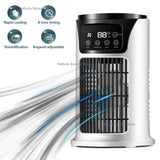 AirPure Mini – 3-in-1 Luchtkoeler met Luchtbevochtiger & Luchtreiniger – Draagbaar – USB – Stil – 300ml Watertank