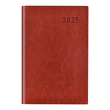 A4 zachte lederen planner 2025/2026 | Agenda | Notitieboek met jaarkalender en efficiënte planning