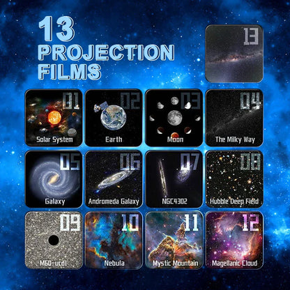13-in-1 Galaxy Nachtlamp & Projector – Orion