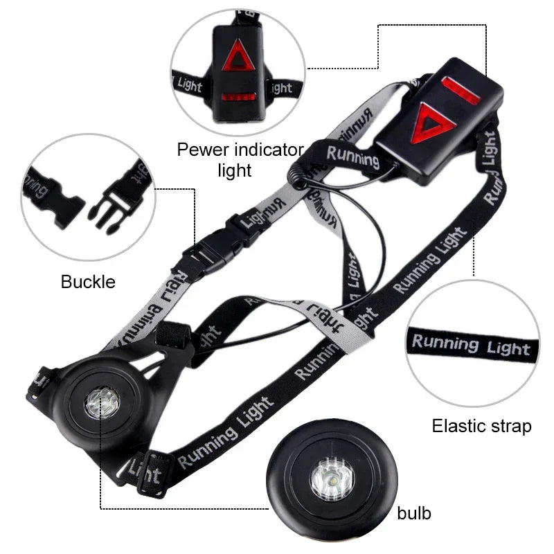 Vastfire Nacht Veiligheidslamp - Verhoogde Zichtbaarheid voor Hardlopers