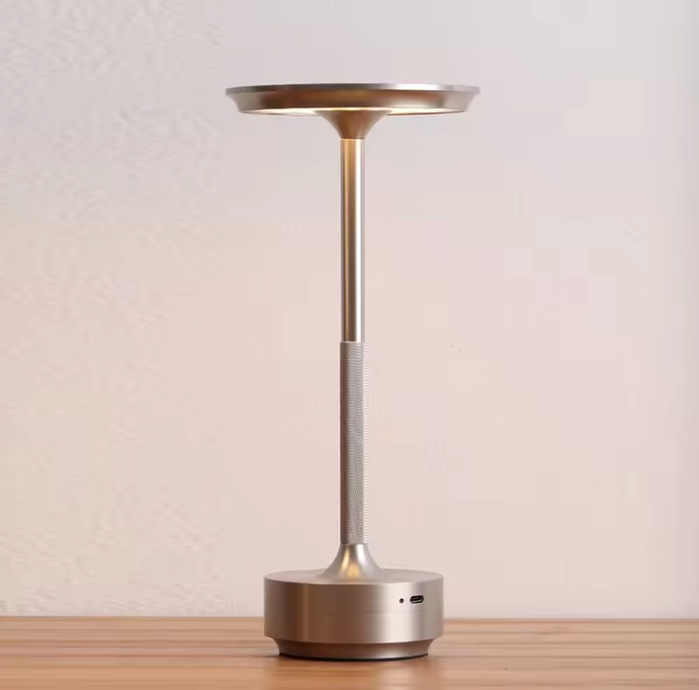 ClarityGlow Luxe Editie | Draadloze LED Tafellamp