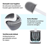 FlexiClean Toiletborstel – Hygiënisch Siliconenontwerp voor Eenvoudig Schoonmaken