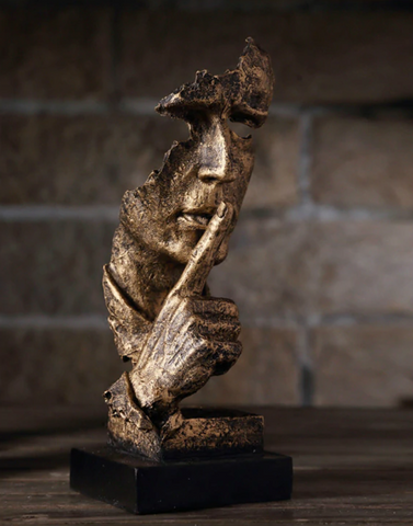 Abstract gouden sculptuur – Soren