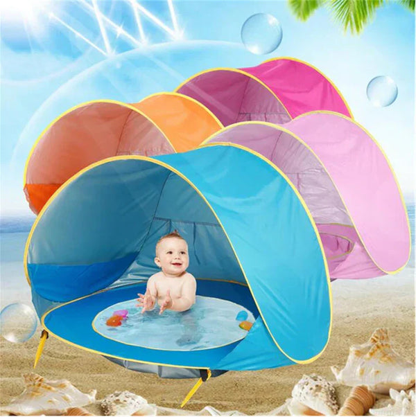 Babytent met UV-bescherming en Mini-Pool – SunShell