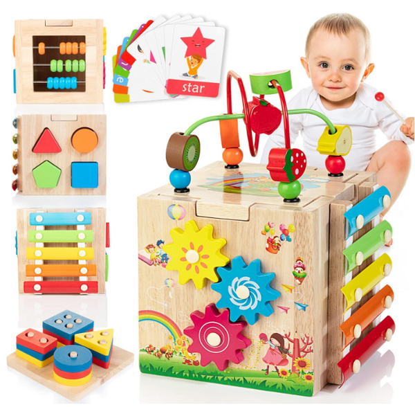 8-in-1 Montessori Speelblok – Cubbi