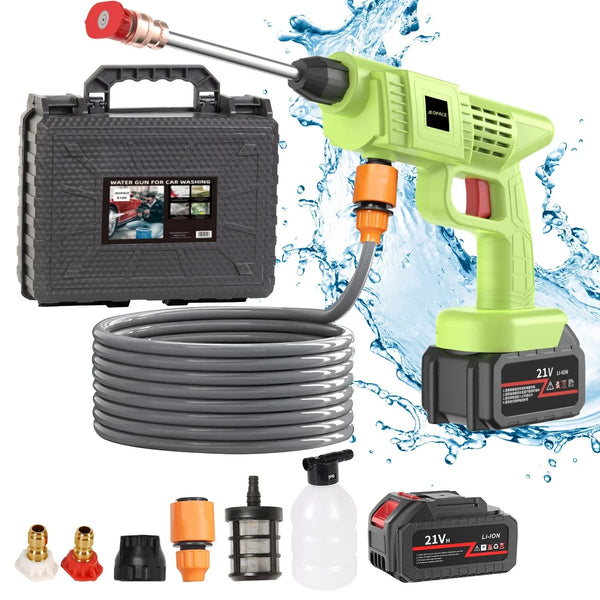 PowerWash Draadloze Autowaspistool – Krachtig en Handzaam