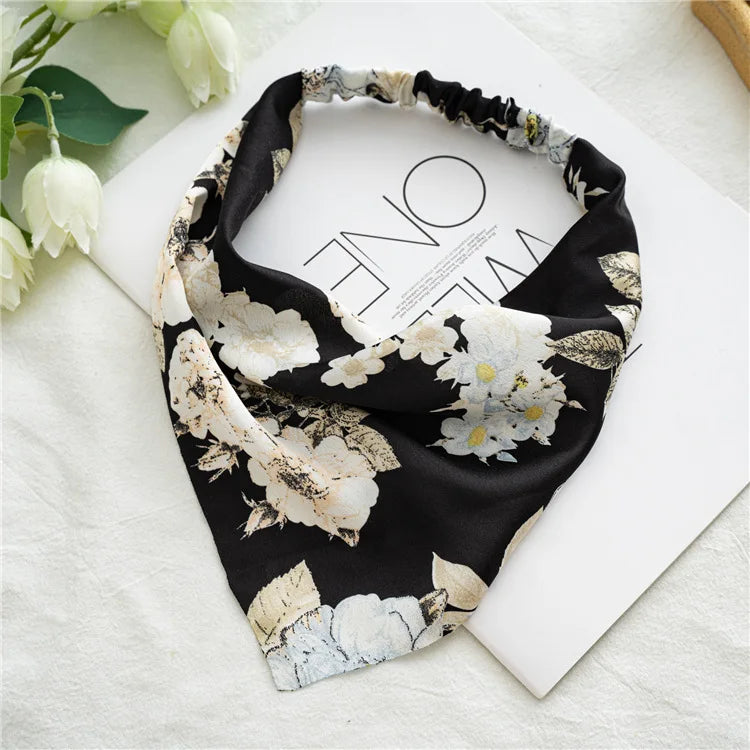 2022 Zomer Vintage Bloemen Bandana – Stijlvolle Haaraccessoires voor Vrouwen en Meisjes